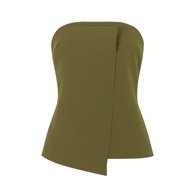 BLUSA ALFAIATARIA SEM ALÇA