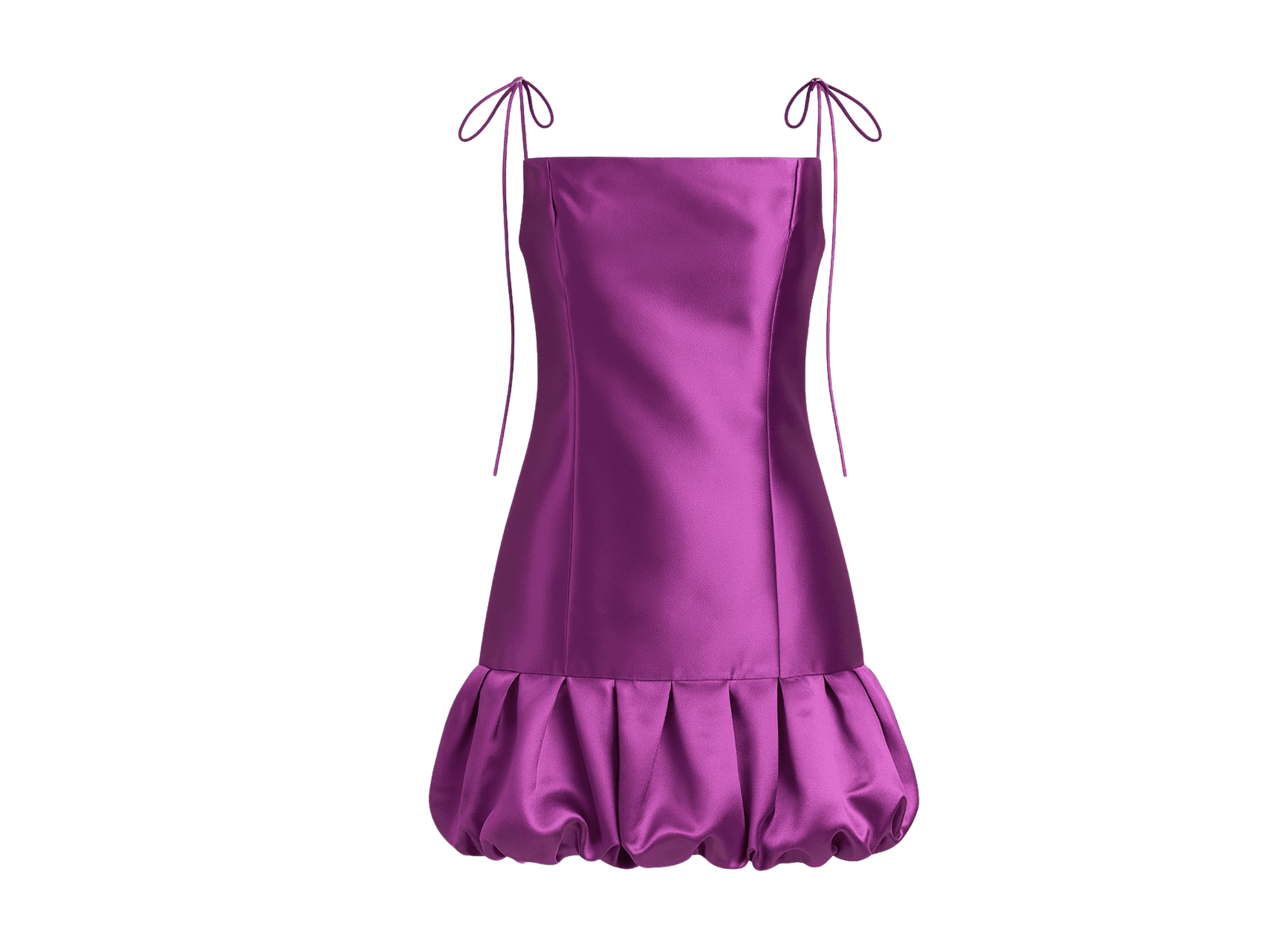 Vestido Balonê de cetim Ella