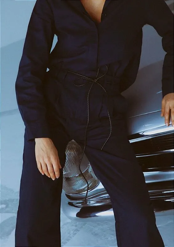 CALÇA DE LINHO COM CORDÃO CORA